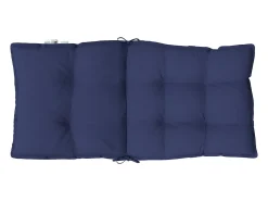 Clicnbuy Ropa De Casa-Cojines para silla respaldo bajo 4 unidades tela Oxford marino Azul
