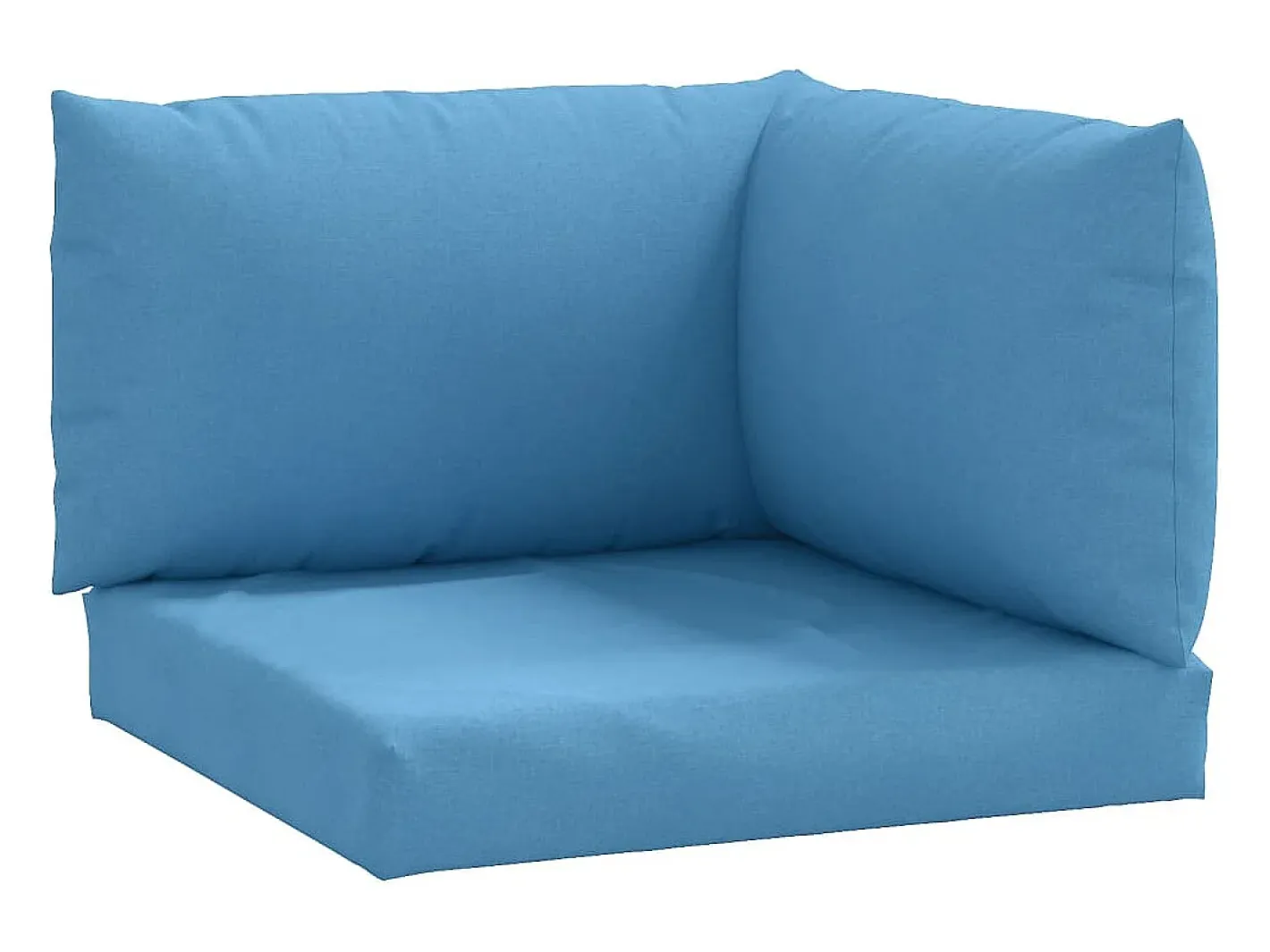 Ropa De Casa-Cojines para sofá de palets 3 uds tela melange ES126602 Azul