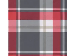 Clicnbuy Cojines para sofá de palets 2 unidades tela cuadros rojo Multicolor