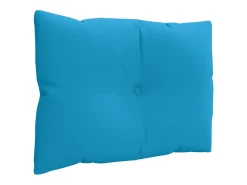 Clicnbuy Cojines para sofá de palets 3 unidades tela Azul