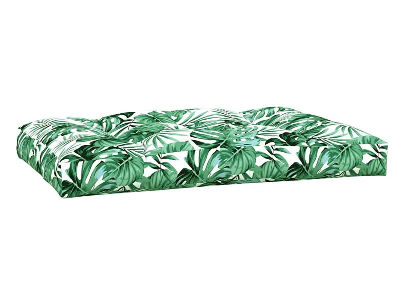 Clicnbuy Ropa De Casa-Cojines para sofá de palets 5 unidades tela estampado de hojas Multicolor