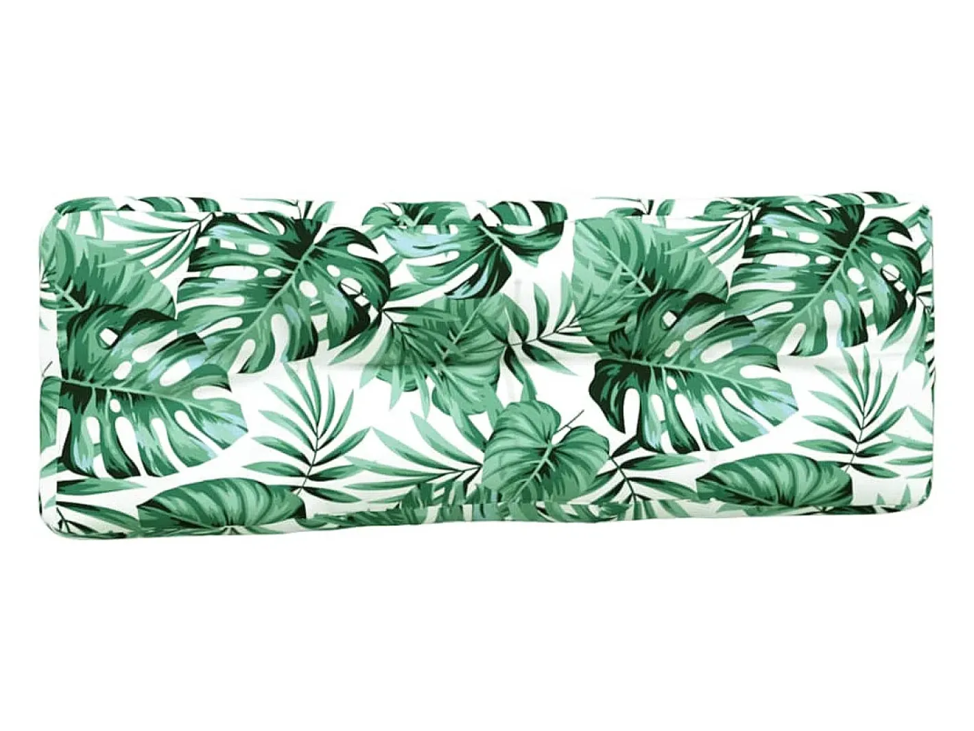 Clicnbuy Ropa De Casa-Cojines para sofá de palets 5 unidades tela estampado de hojas Multicolor