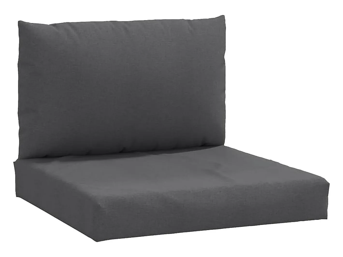 Sale Clicnbuy Cojines para sofá de palets 2 unidades tela melange Gris antracita