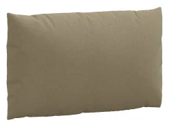 Clicnbuy Ropa De Casa-Cojines para sofá de palets 2 unidades tela gris taupe melange Topo