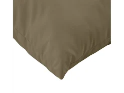 Clicnbuy Ropa De Casa-Cojines para sofá de palets 2 unidades tela gris taupe melange Topo