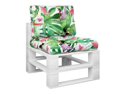 Ropa De Casa-Cojines para sofá de palets 2 piezas tela ES435967 Multicolor