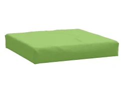 New Clicnbuy Cojines para sofá de palets 3 unidades tela melange Verde