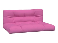 Hot Cojines para sofá de palets 2 piezas tela ES210348 Rosa