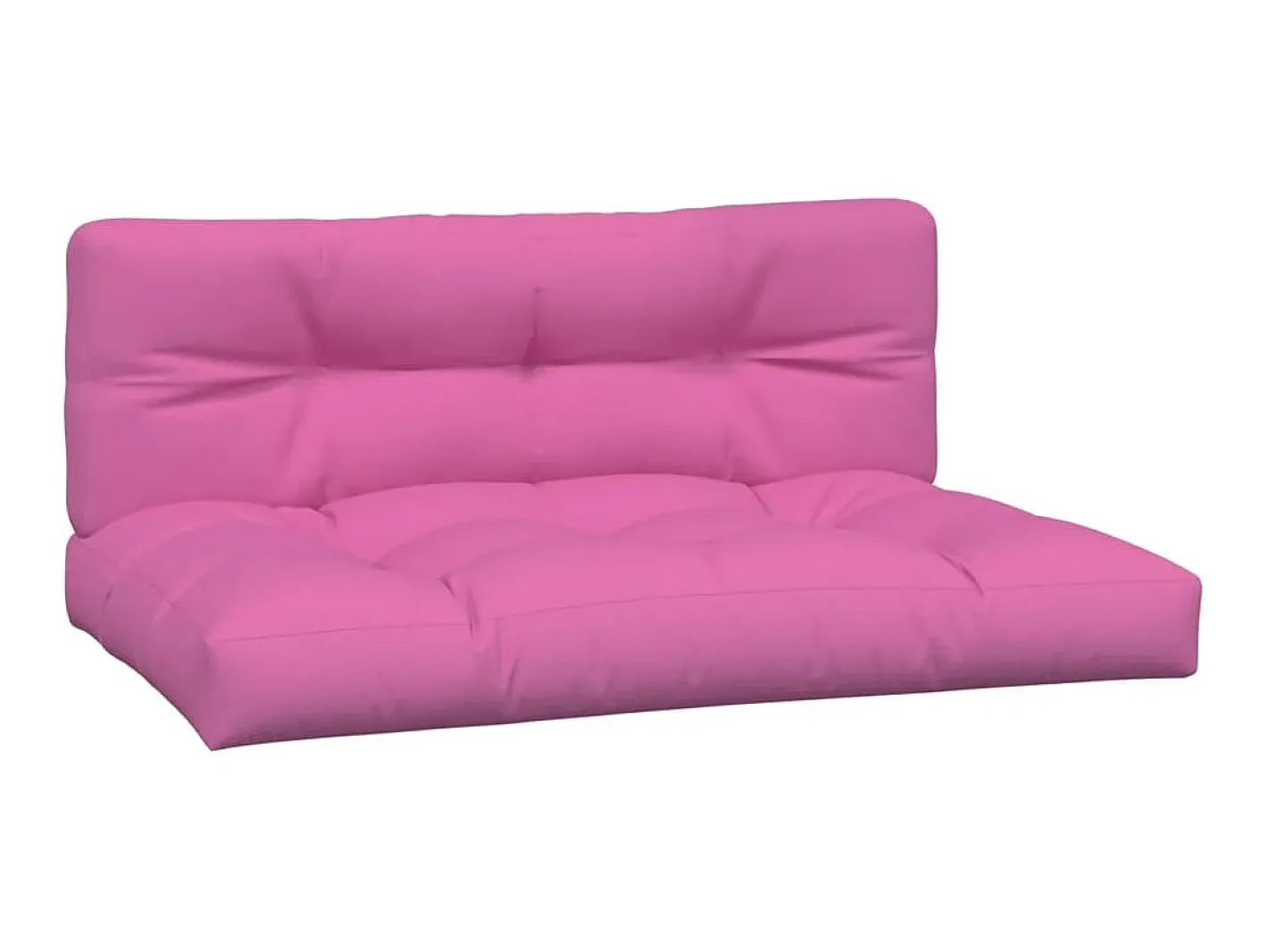 Hot Cojines para sofá de palets 2 piezas tela ES210348 Rosa