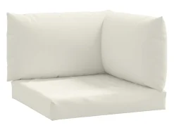 Ropa De Casa-Cojines para sofá de palets 3 uds tela melange ES179026 Crema
