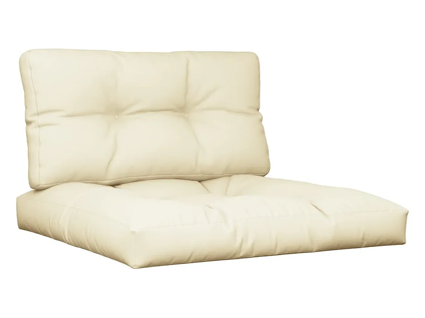 Ropa De Casa-Cojines para sofá de palets 2 unidades tela ES511416 Crema