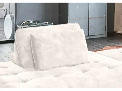 Kawola Ropa De Casa-Cojines respaldo - blanco terciopelo - WIOLO Crema