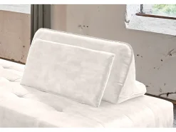 Kawola Ropa De Casa-Cojines respaldo - blanco terciopelo - WIOLO Crema