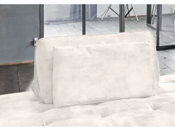 Kawola Ropa De Casa-Cojines respaldo - blanco terciopelo - WIOLO Crema