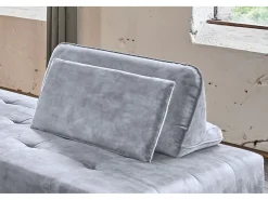Kawola Ropa De Casa-Cojines respaldo - terciopelo - WIOLO Gris