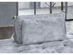 Kawola Ropa De Casa-Cojines respaldo - terciopelo - WIOLO Gris