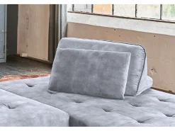 Kawola Ropa De Casa-Cojines respaldo - terciopelo - WIOLO Gris