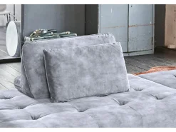 Kawola Ropa De Casa-Cojines respaldo - terciopelo - WIOLO Gris