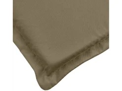 Clicnbuy Ropa De Casa-Cojines silla respaldo bajo 6 ud tela taupe melange 100x50x4 cm Topo