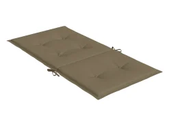 Clicnbuy Ropa De Casa-Cojines silla respaldo bajo 6 ud tela taupe melange 100x50x4 cm Topo