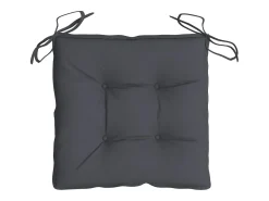 Clearance Clicnbuy Cojines sillas de jardín 6 unidades tela Oxford antracita 40x40x7 cm Gris antracita