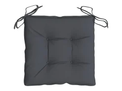 Clicnbuy Cojines sillas de jardín 4 unidades tela Oxford antracita 40x40x7 cm Gris antracita Discount