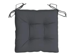 Clicnbuy Cojines sillas de jardín 2 unidades tela Oxford antracita 40x40x7 cm Gris antracita Online