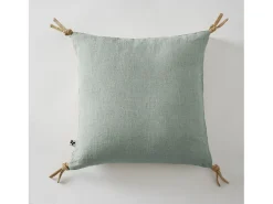 L’effet papillon Cojín 45 x 45 cm SOLINE Eucalipto Azul celeste Online