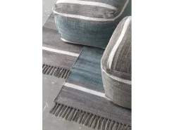 Ropa De Casa-Cojín algodón verde azulado 45x45 cm Azul verdoso