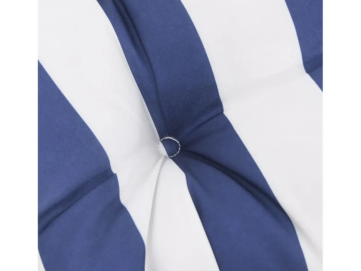 Ropa De Casa-Cojín banco jardín tela Oxford a rayas azul y blanco 180x50x7cm ES270883 Multicolor