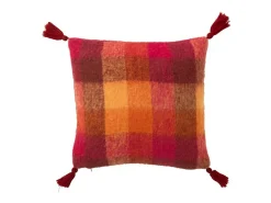 J-Line Cojín con borla en textil 45*45*10 cm Multicolor Clearance