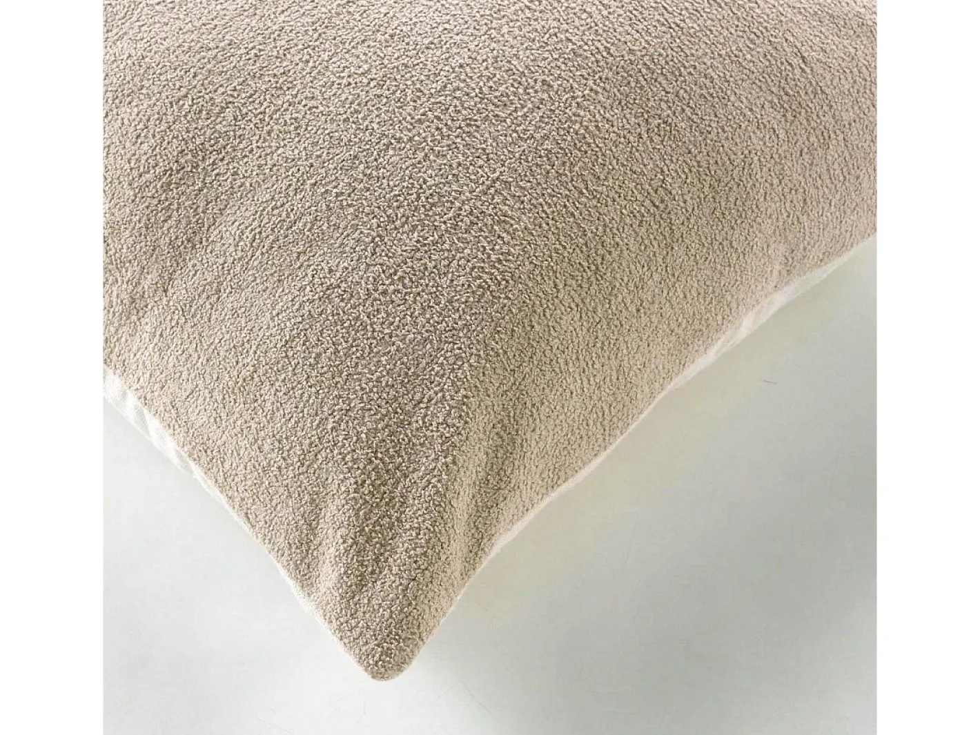Douceur d'intérieur Ropa De Casa-Cojín con efecto de bucle Beige