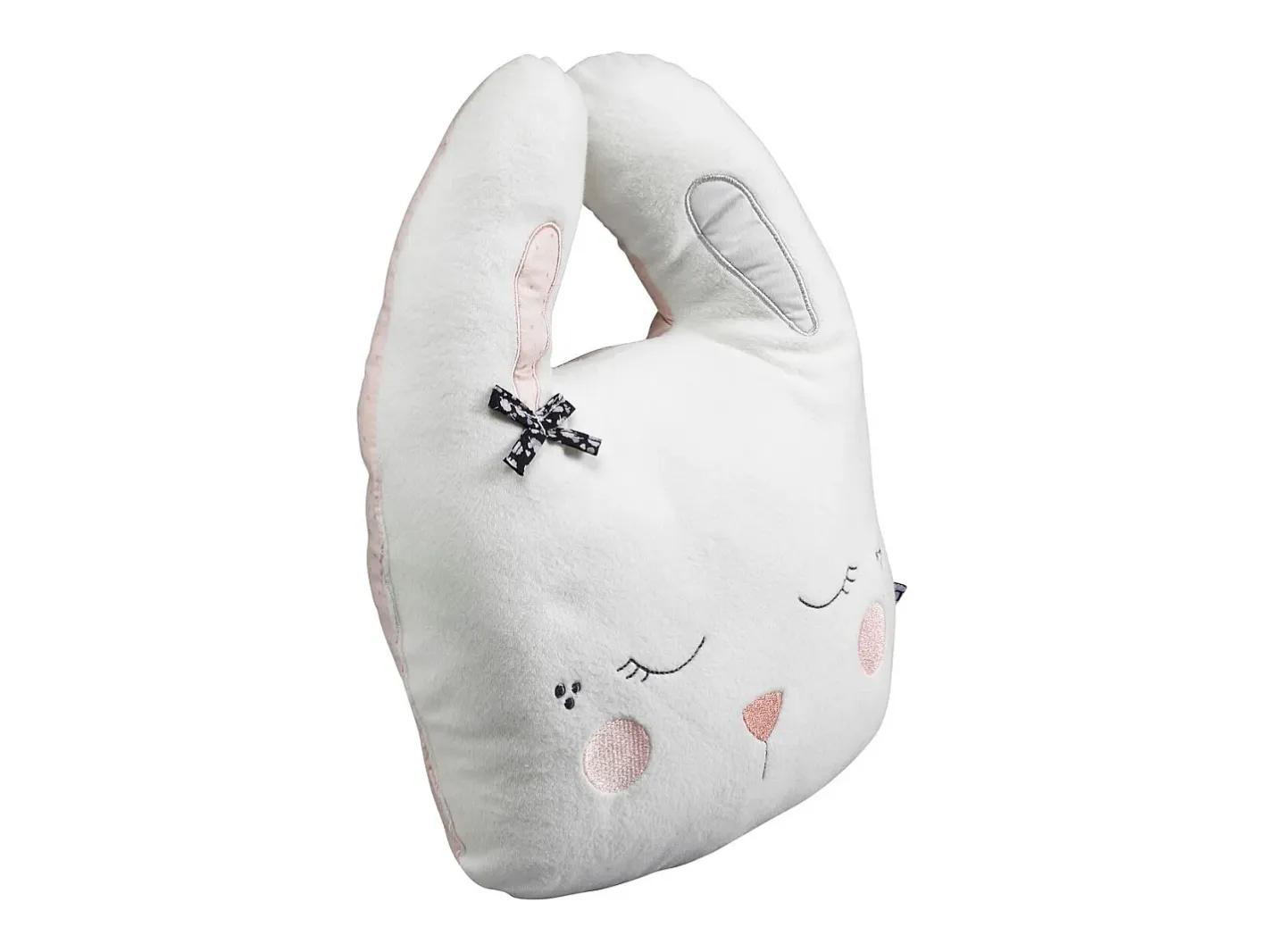 Hot Sauthon Cojín conejo poliéster 34x26cm Blanco
