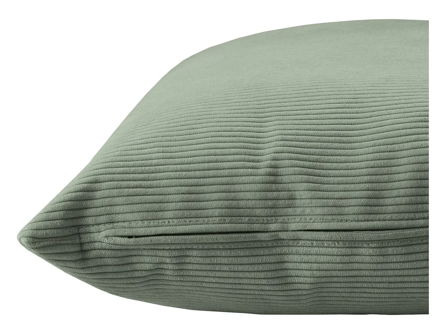 Cojín cuadrada de pana 45x45 cm - DUNE - SACASA Verde Discount