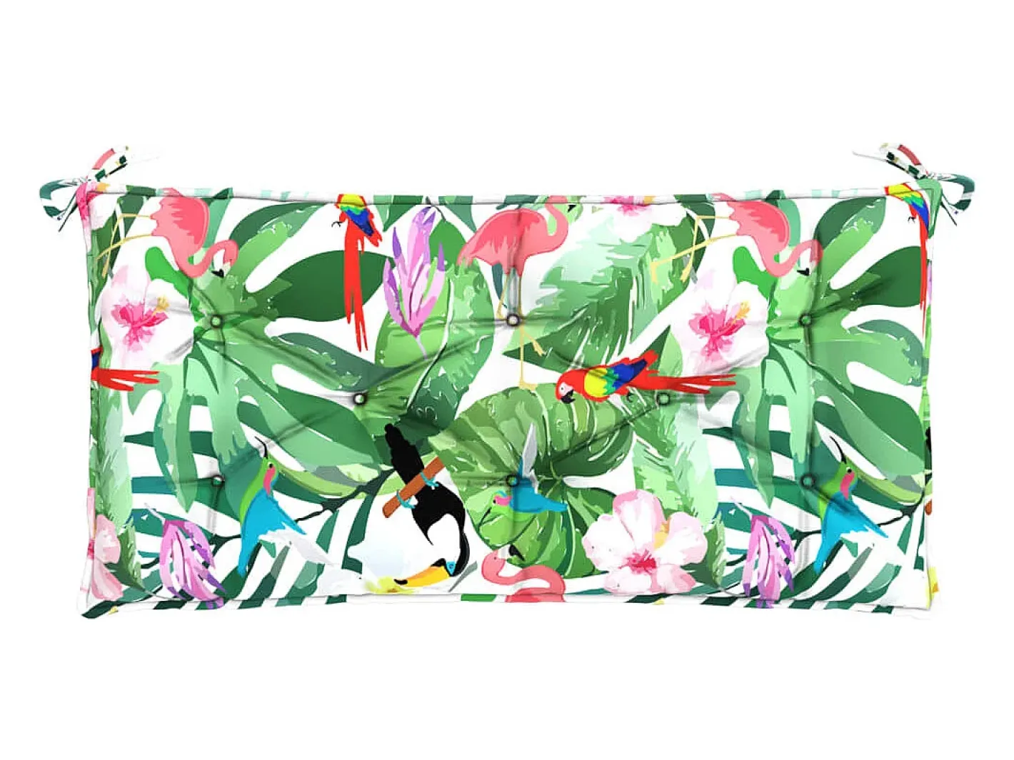 Ropa De Casa-Cojín de banco de jardín tela Oxford 100x50x7 cm ES580222 Multicolor