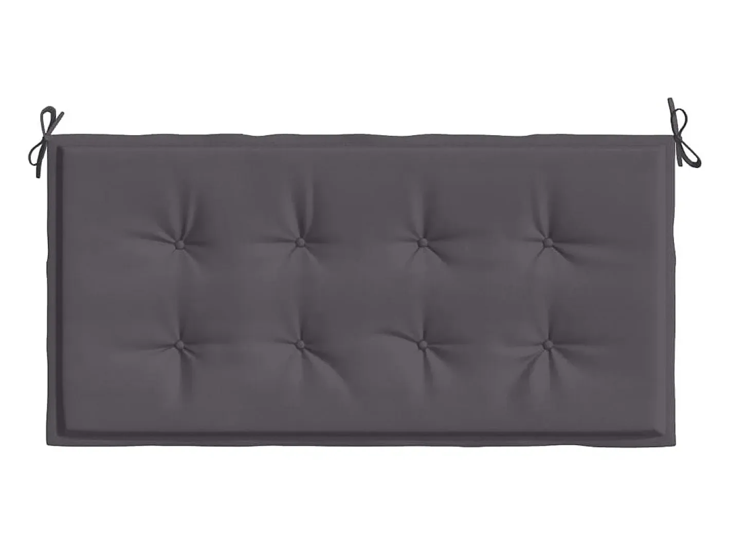 Ropa De Casa-Cojín de banco de jardín tela Oxford 100x50x3 cm ES453752 Gris antracita
