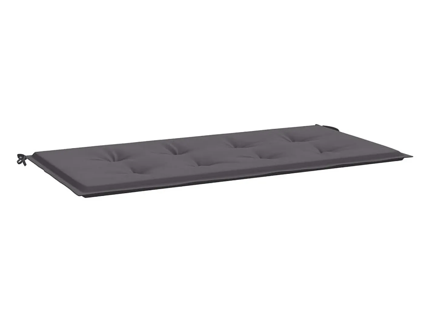Ropa De Casa-Cojín de banco de jardín tela Oxford 100x50x3 cm ES453752 Gris antracita