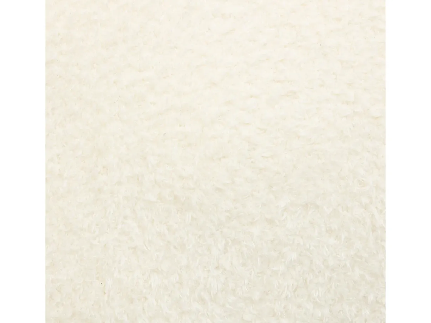 New Atmosphera Cojín de pelo sintético en forma ondulada Blanco