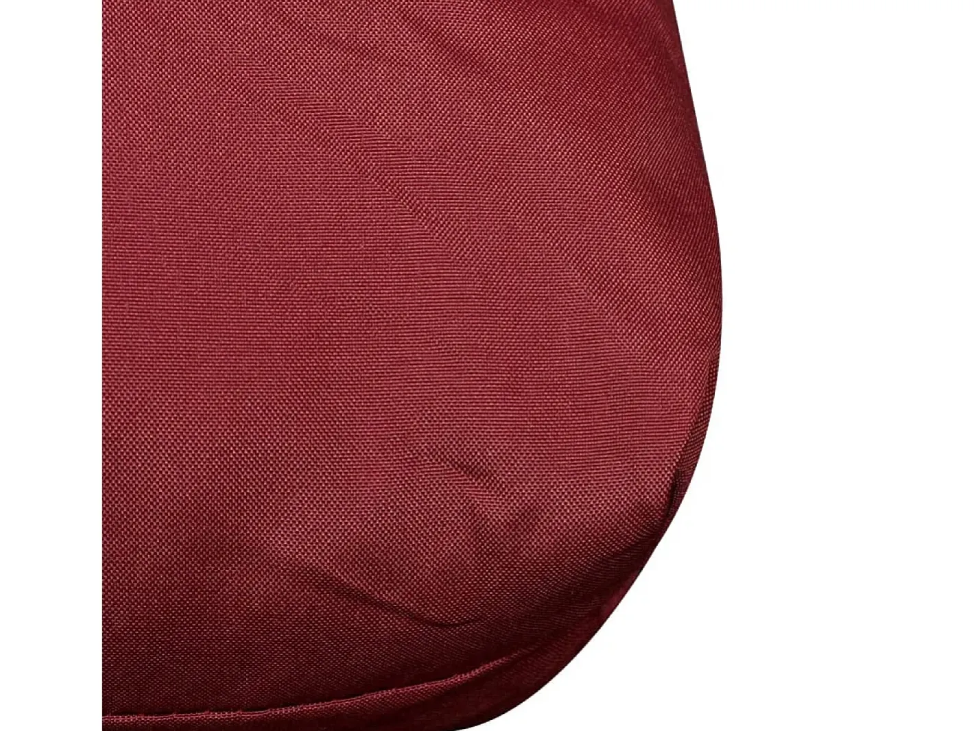 Clicnbuy Cojín de respaldo tapizado vino tinto 120x40x10 cm Rojo