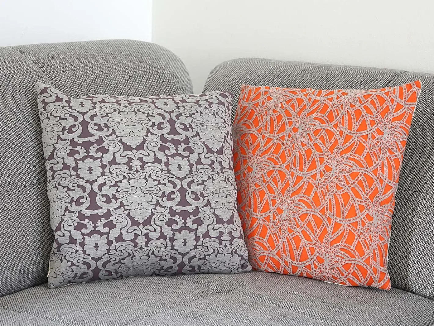MCW Ropa De Casa-Cojín decorativo barroco + flores (lote de 2) Multicolor