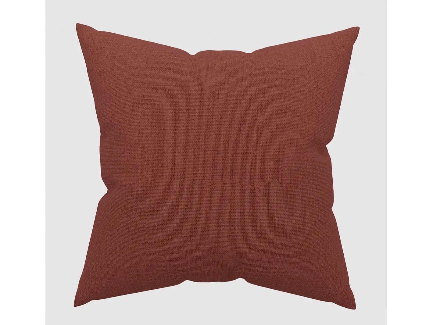 Sale Soleil d'ocre Cojín decorativo 45x45 cm Eclipse ladrillo, por Rojo