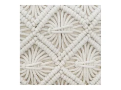 Atmosphera Ropa De Casa-Cojín desenfundable de macramé Beige