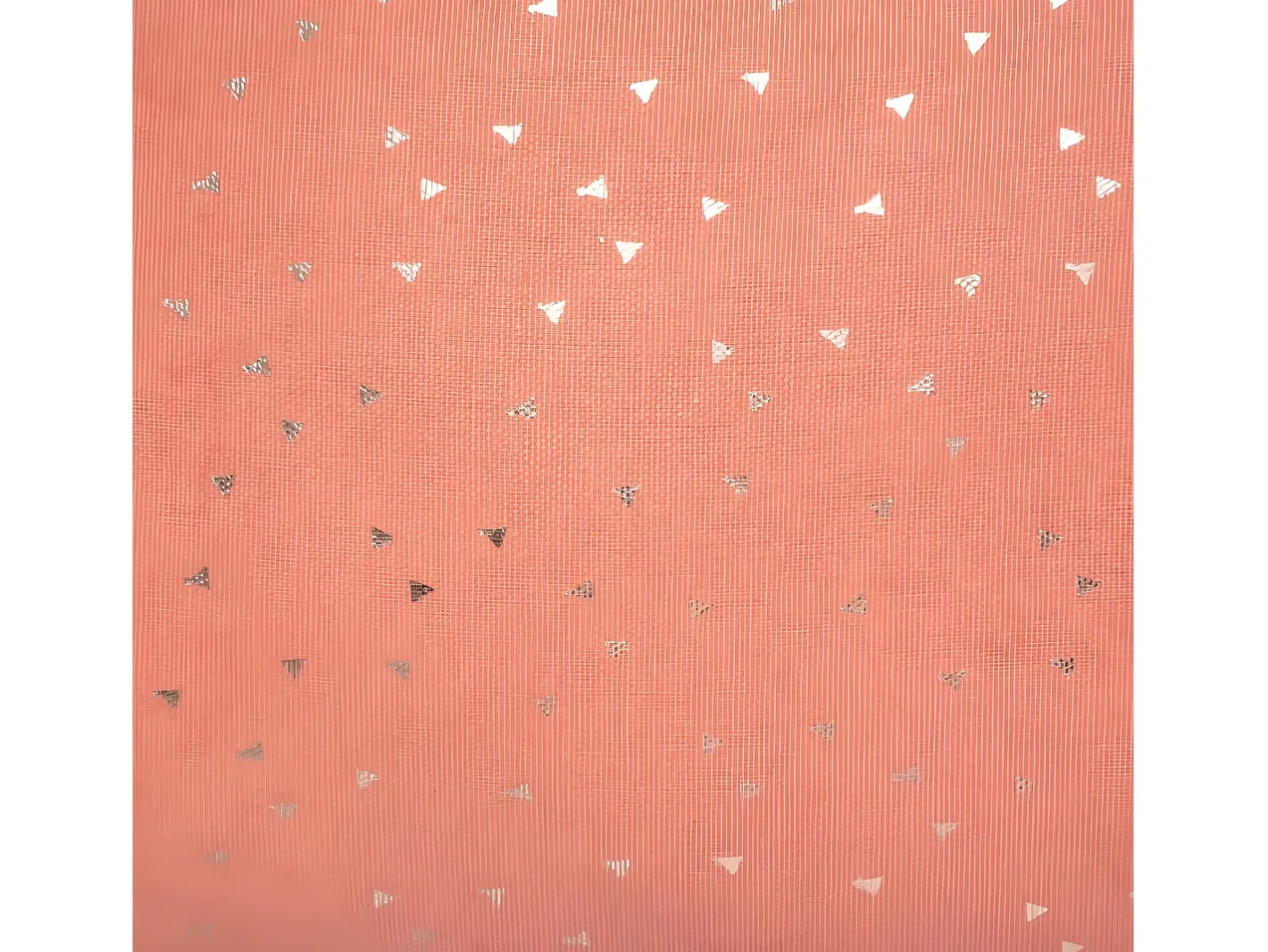 Atmosphera Cojín estrella motivos metalizados Terracota Best