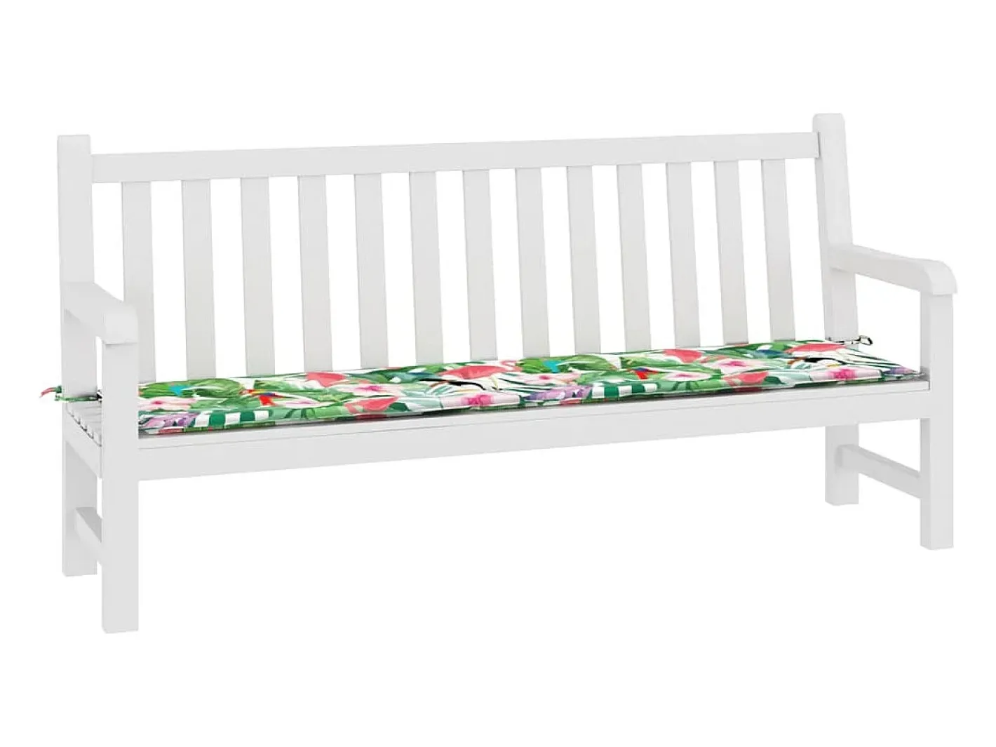 Cojín para banco de jardín tela 200x50x3 cm ES309126 Multicolor Sale