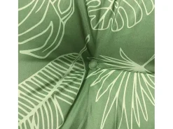 Ropa De Casa-Cojín para banco de jardín tela estampado de hojas 120x50x7 cm ES338049 Verde