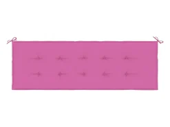 Discount Cojín para banco de jardín tela Oxford 150x50x3 cm ES975908 Rosa