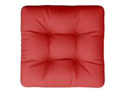 Clicnbuy Ropa De Casa-Cojín para palets de tela 58x58x10 cm Rojo