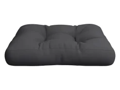 Clicnbuy Cojín para palets tela 60x60x12 cm Negro Hot