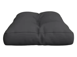 Clicnbuy Cojín para palets tela 70x40x12 cm Negro Hot