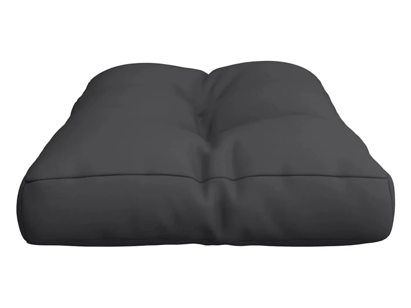 Clicnbuy Cojín para palets tela 70x40x12 cm Negro Hot